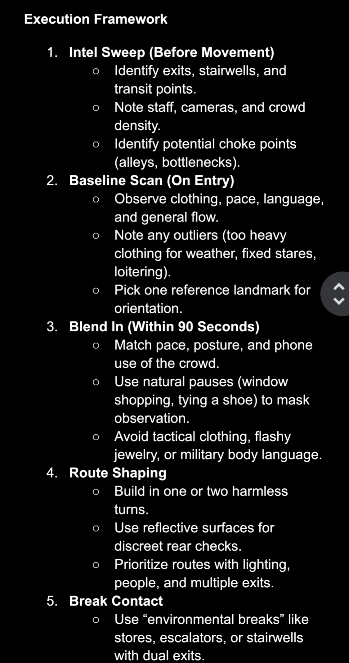 Drop 001 Baseline Survival Protocol