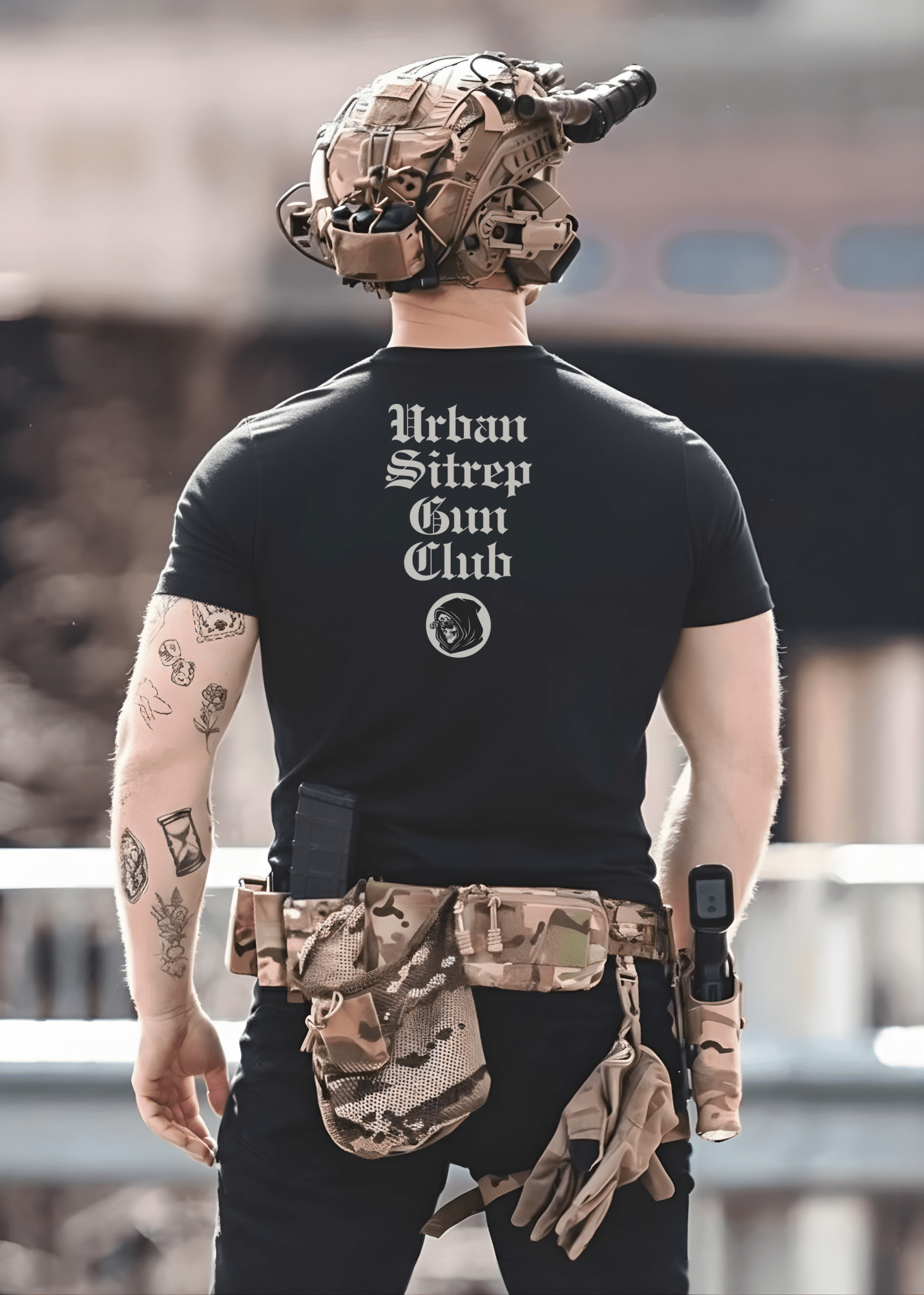 Drop 001 Urban Sitrep Gun Club Tee - Urban Sitrep