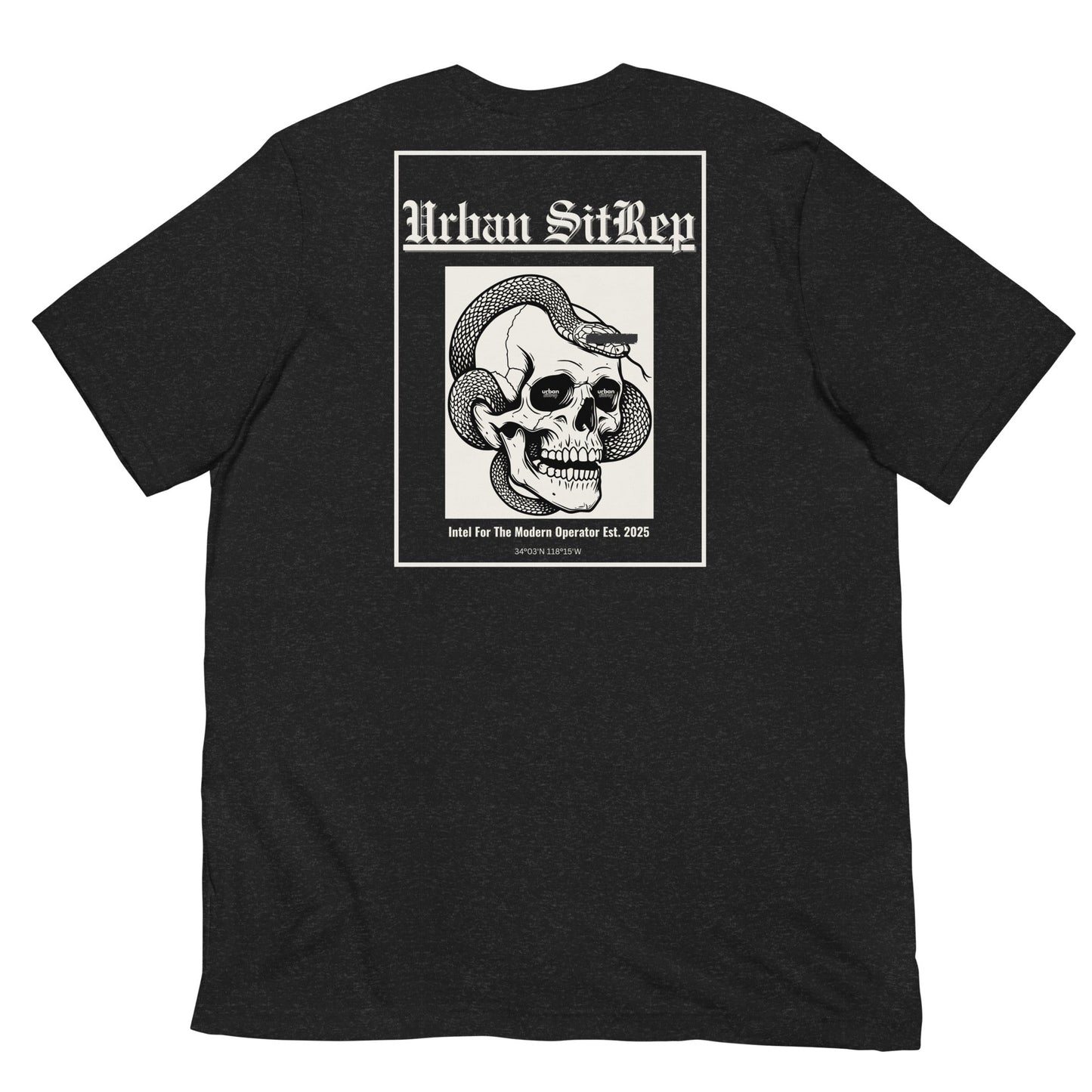 Drop 001 Urban Sitrep Skull & Serpent Tee - Urban Sitrep