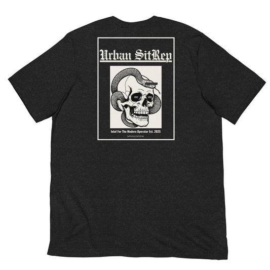 Drop 001 Urban Sitrep Skull & Serpent Tee - Urban Sitrep