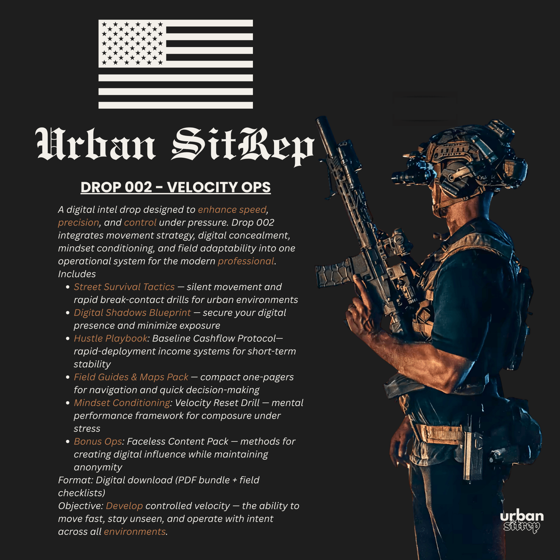 Drop 002 Velocity Ops - Urban Sitrep