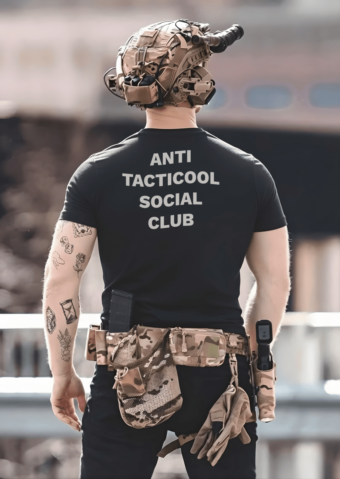 Urban Sitrep Anti Tacticool Social Club Tee - Urban Sitrep