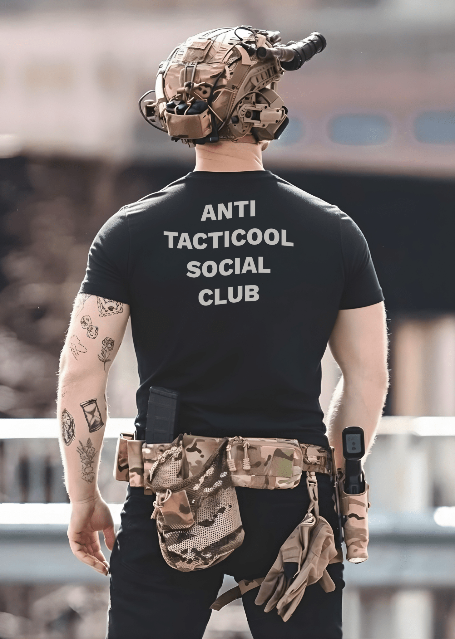 Urban Sitrep Anti Tacticool Social Club Tee - Urban Sitrep