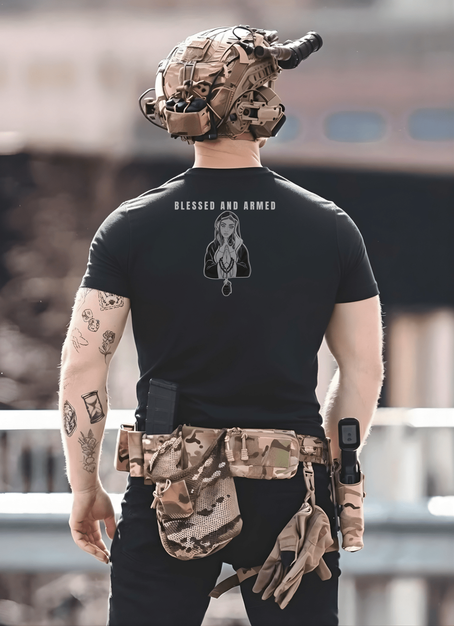 Urban Sitrep Blessed and Armed Tee - Urban Sitrep