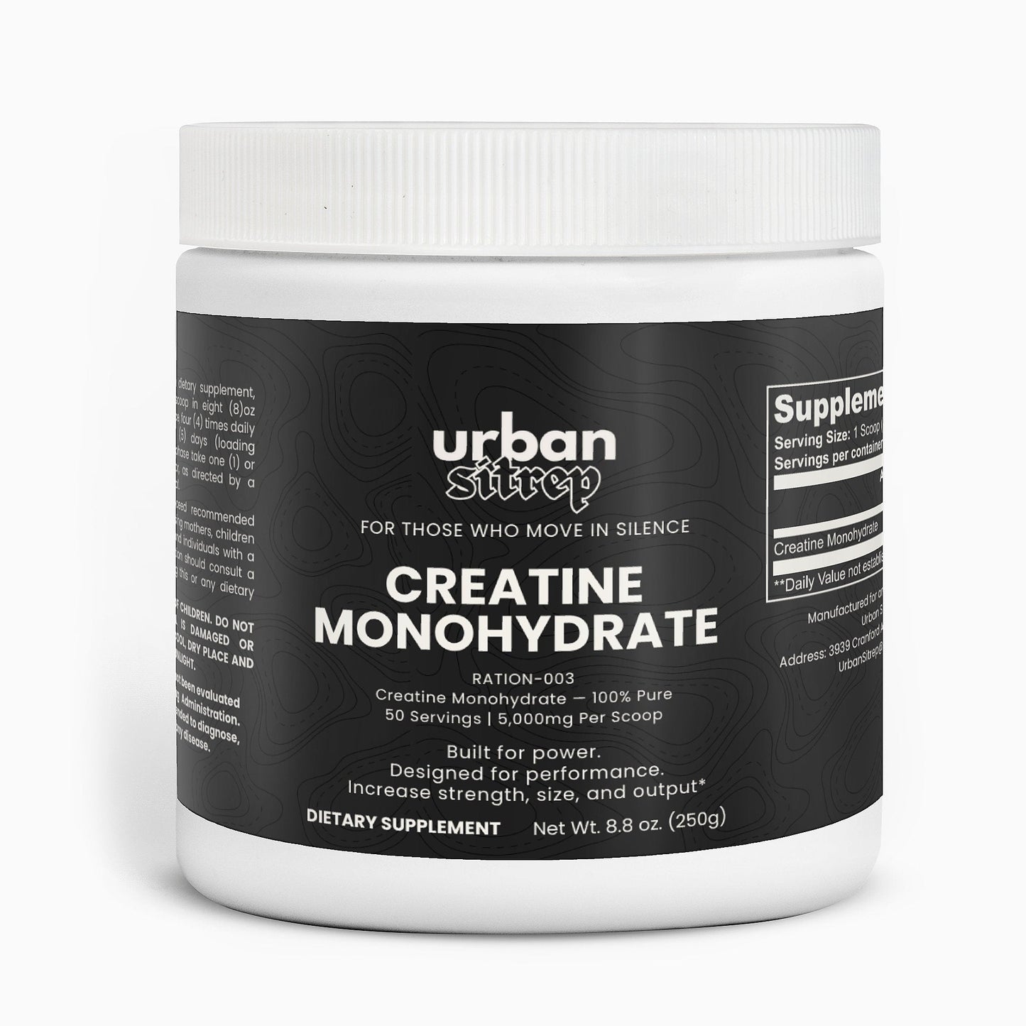 Urban Sitrep — Creatine Monohydrate - Urban Sitrep