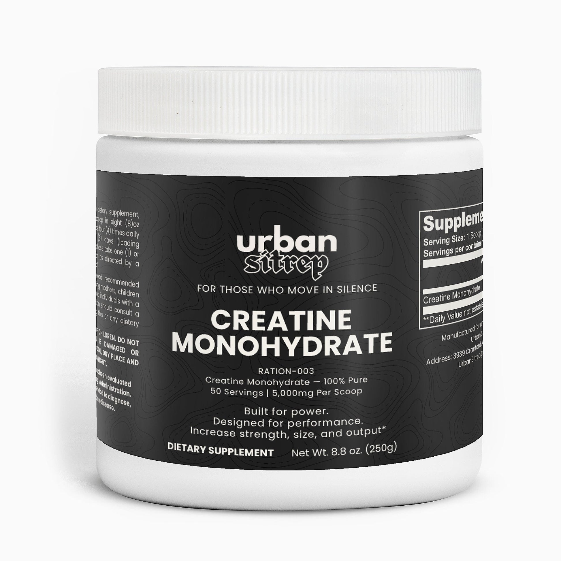 Urban Sitrep — Creatine Monohydrate - Urban Sitrep