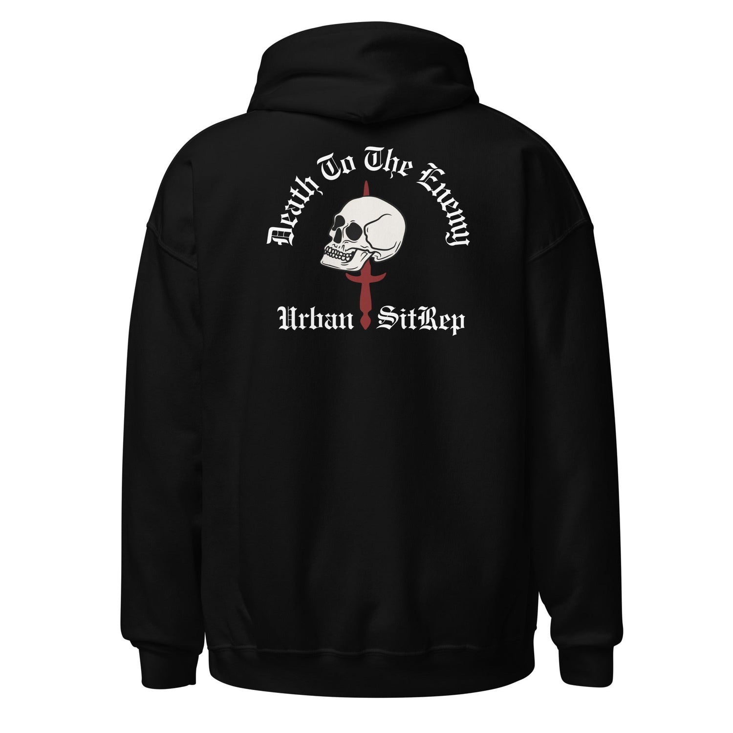 Urban Sitrep Death To The Enemy Hoodie - Urban Sitrep