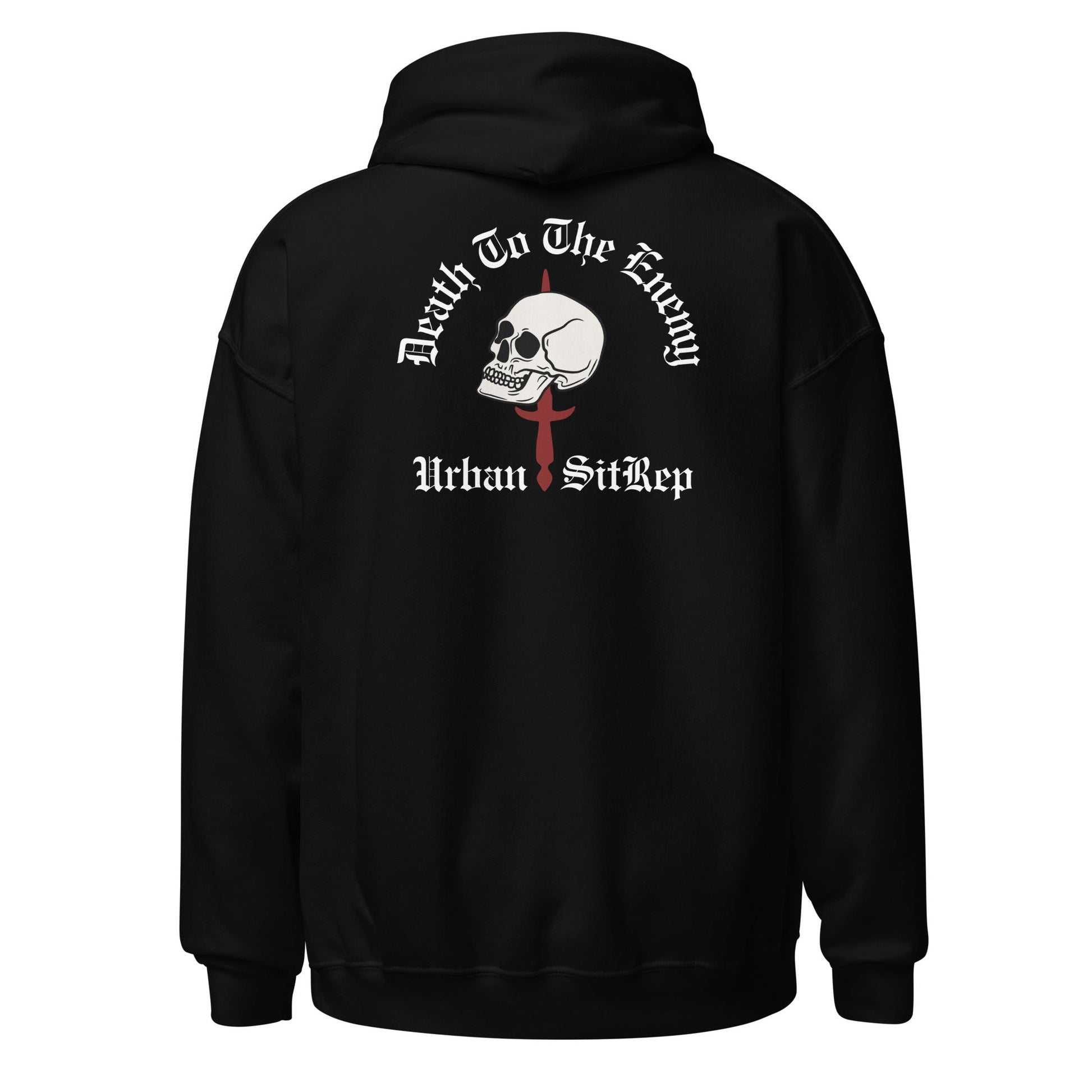 Urban Sitrep Death To The Enemy Hoodie - Urban Sitrep