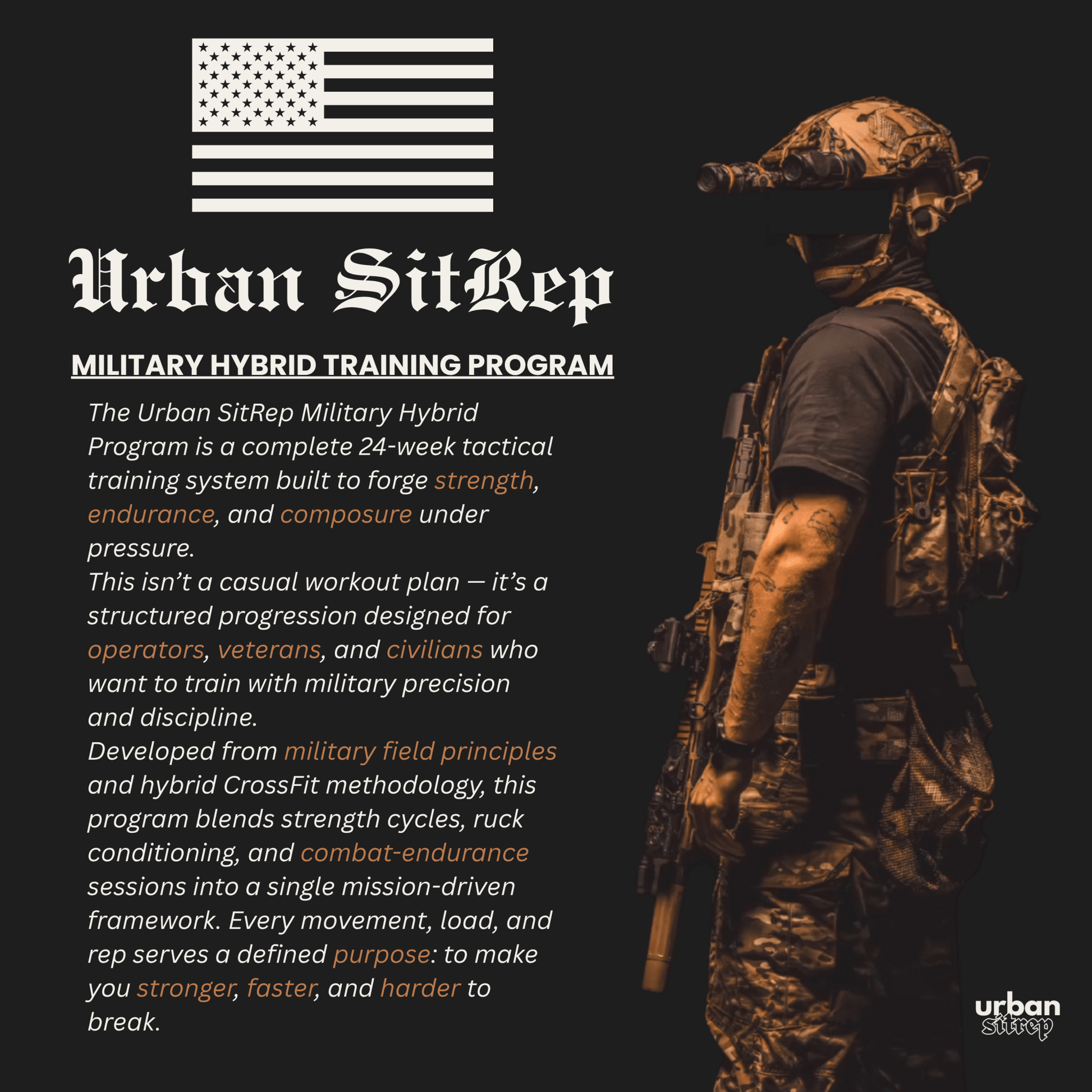 Urban Sitrep: Military Hybrid Training Program - Urban Sitrep