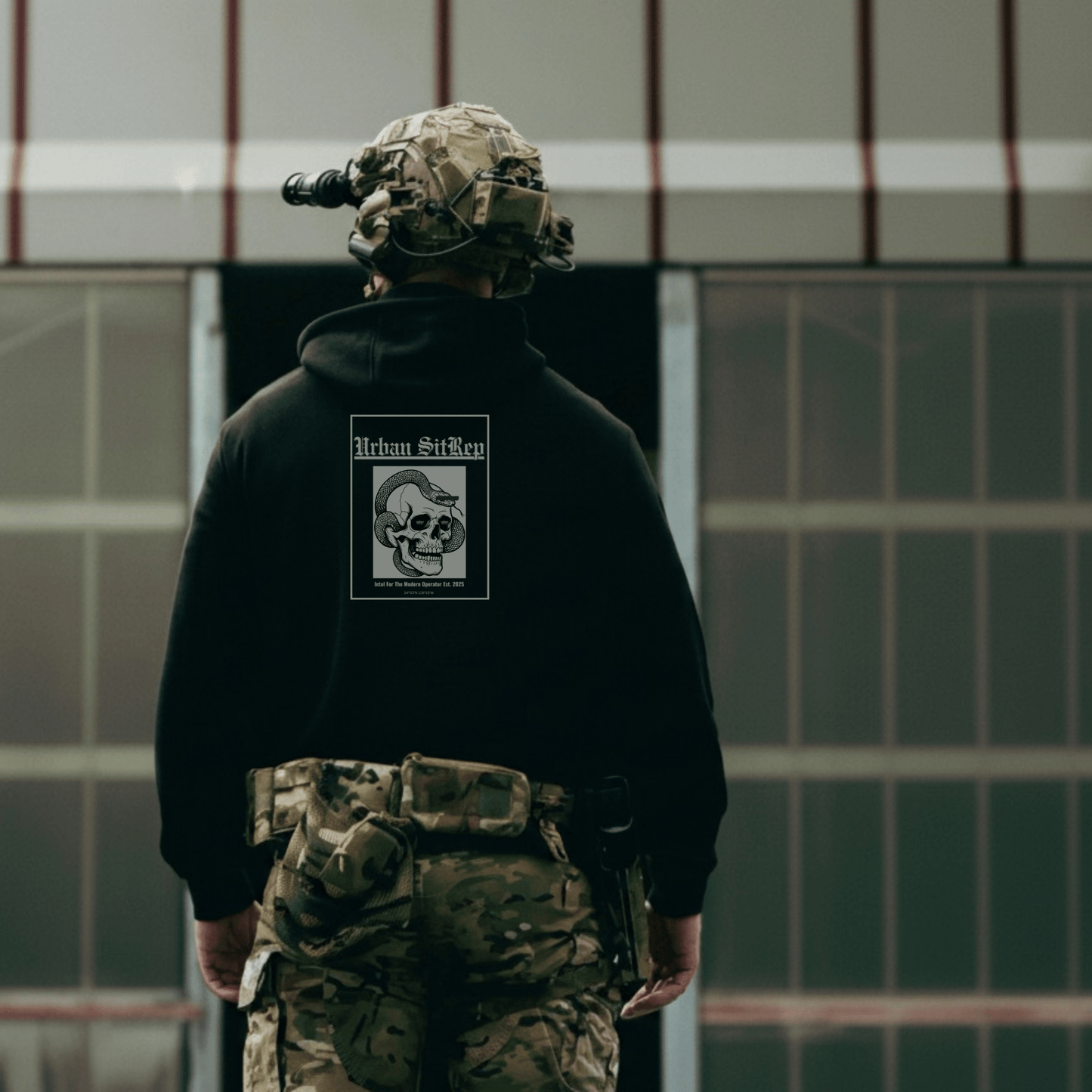 Urban Sitrep Skull & Serpent Hoodie - Urban Sitrep